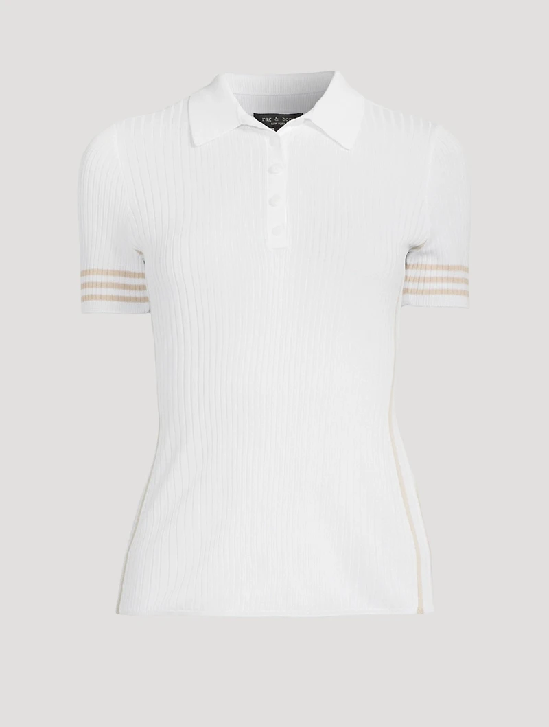 Peyton Rib Polo Shirt