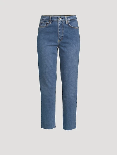 Nina High-Waisted Cigarette Ankle Jeans