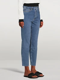 Nina High-Waisted Cigarette Ankle Jeans