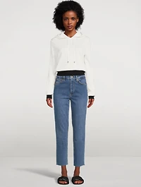 Nina High-Waisted Cigarette Ankle Jeans