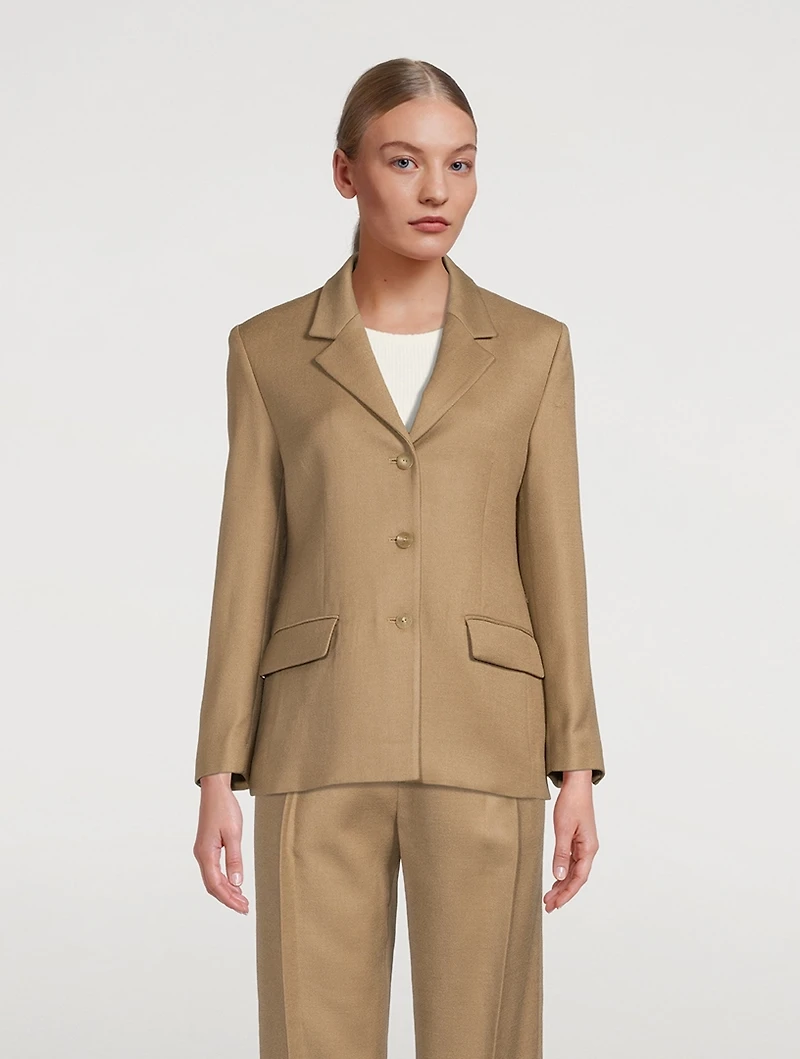 Isca Wool-Blend Blazer