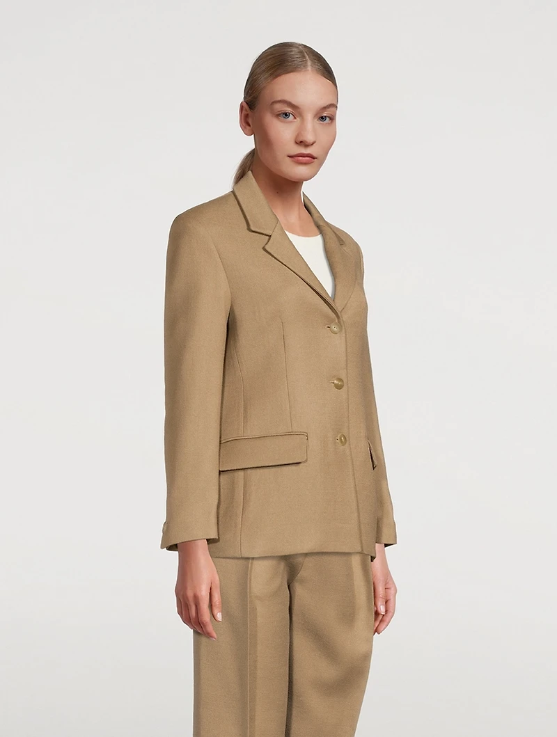Isca Wool-Blend Blazer
