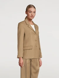 Isca Wool-Blend Blazer