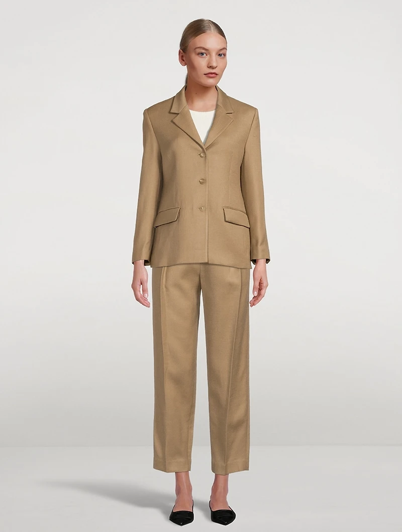 Isca Wool-Blend Blazer