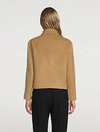 Lambswool Crop Zip Jacket