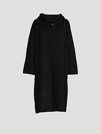 Rahul Lambswool Hooded Coat