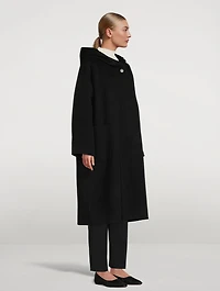 Rahul Lambswool Hooded Coat