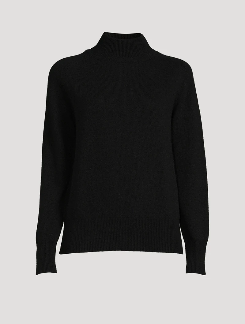 Wool And Cashmere Mockneck Sweater