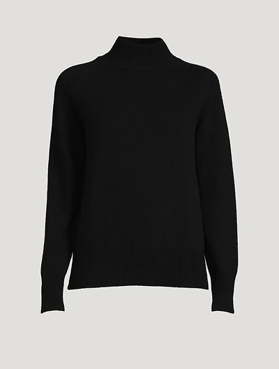 Wool And Cashmere Mockneck Sweater