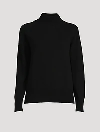 Wool And Cashmere Mockneck Sweater