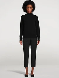 Wool And Cashmere Mockneck Sweater