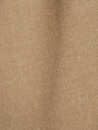 Wool-Blend Reversed Tuck Pants
