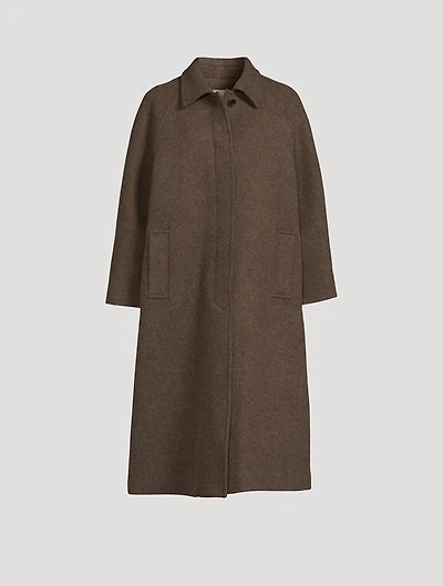 Wool-Blend Coat
