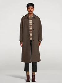 Wool-Blend Coat