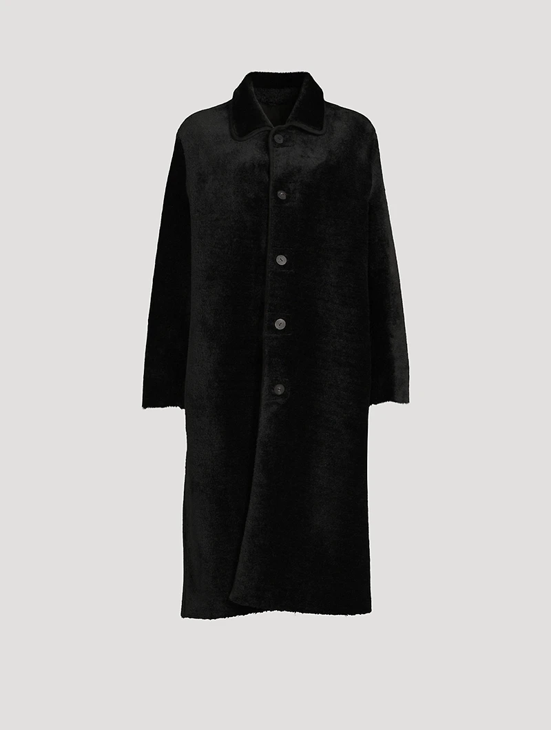 Reversible Faux Shearling Coat