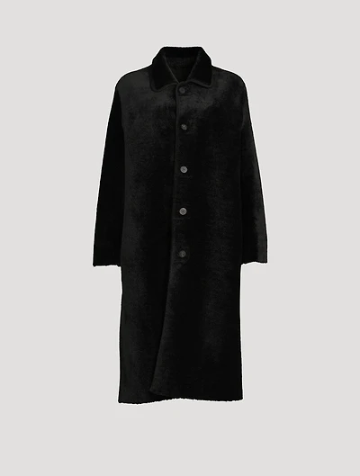 Reversible Faux Shearling Coat