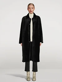 Reversible Faux Shearling Coat