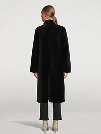 Reversible Faux Shearling Coat