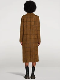 Brita Sweater Coat Plaid