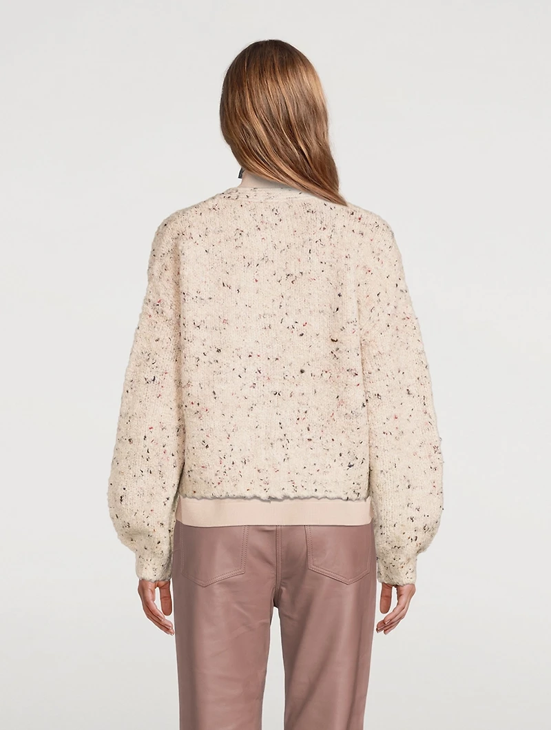 Mollie Puff-Sleeve Cardigan