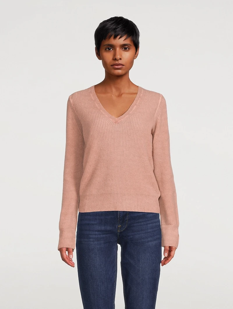 Blair Cashmere V-Neck Sweater