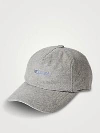 Flannel Padded Cap With Logo