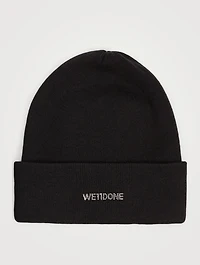 Wool-Blend Hotfix Logo Beanie