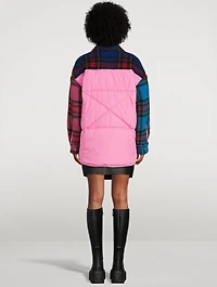 Puff Pile Shirt Check Print