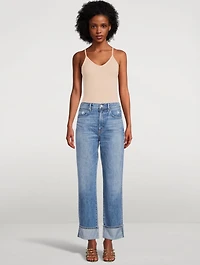 Spaghetti V-Strap Bodysuit