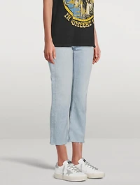 Charlotte High-Waisted Straight Crop Jeans