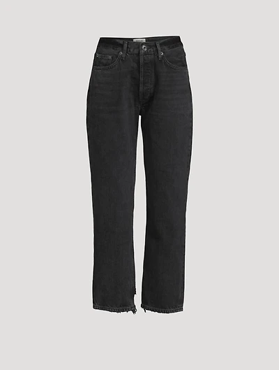 Lana Vintage Straight-Leg Crop Jeans