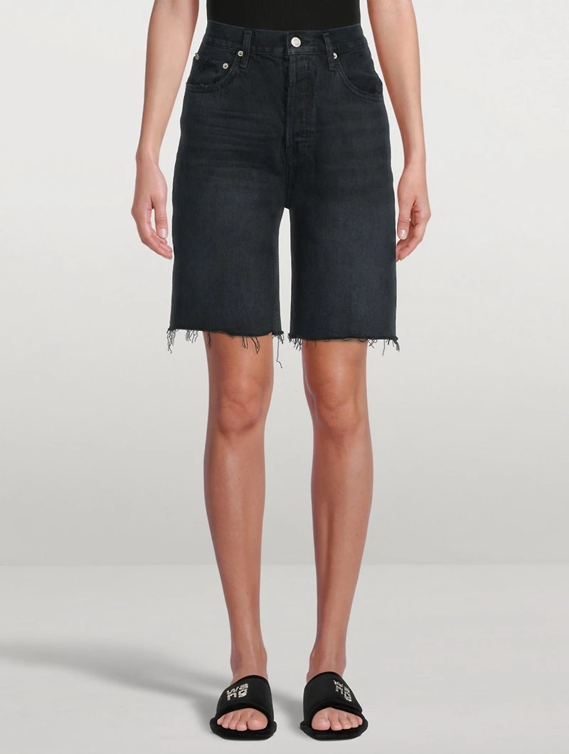 90's Pinch Waisted Denim Shorts
