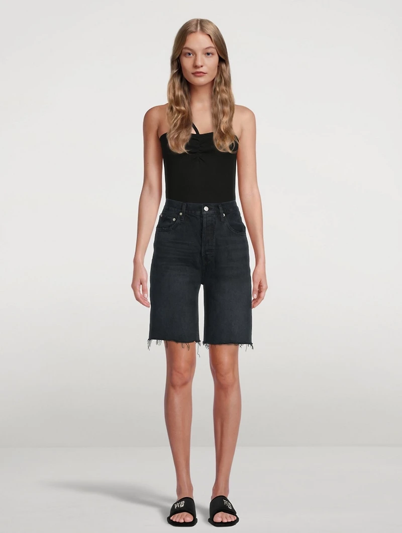 90's Pinch Waisted Denim Shorts