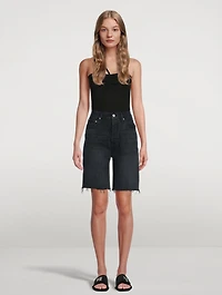 90's Pinch Waisted Denim Shorts