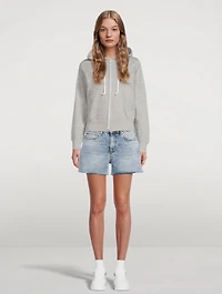 Dre Low-Rise Slim Denim Shorts
