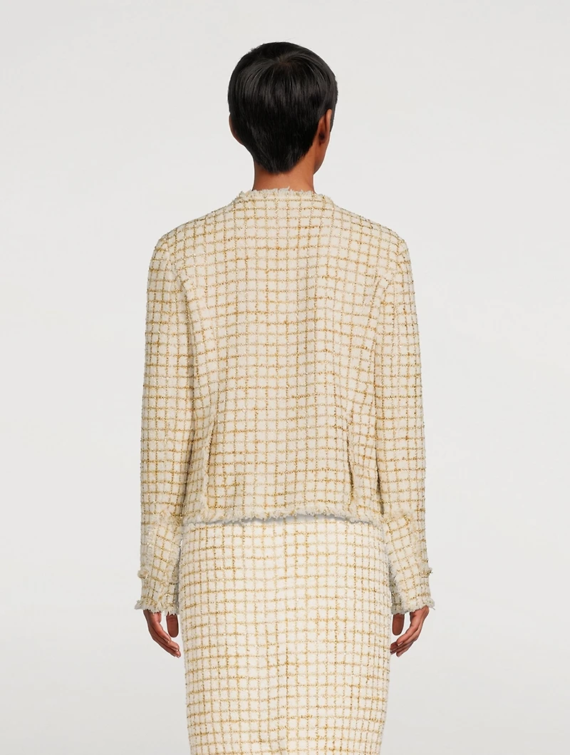 Lurex Tweed Jacket