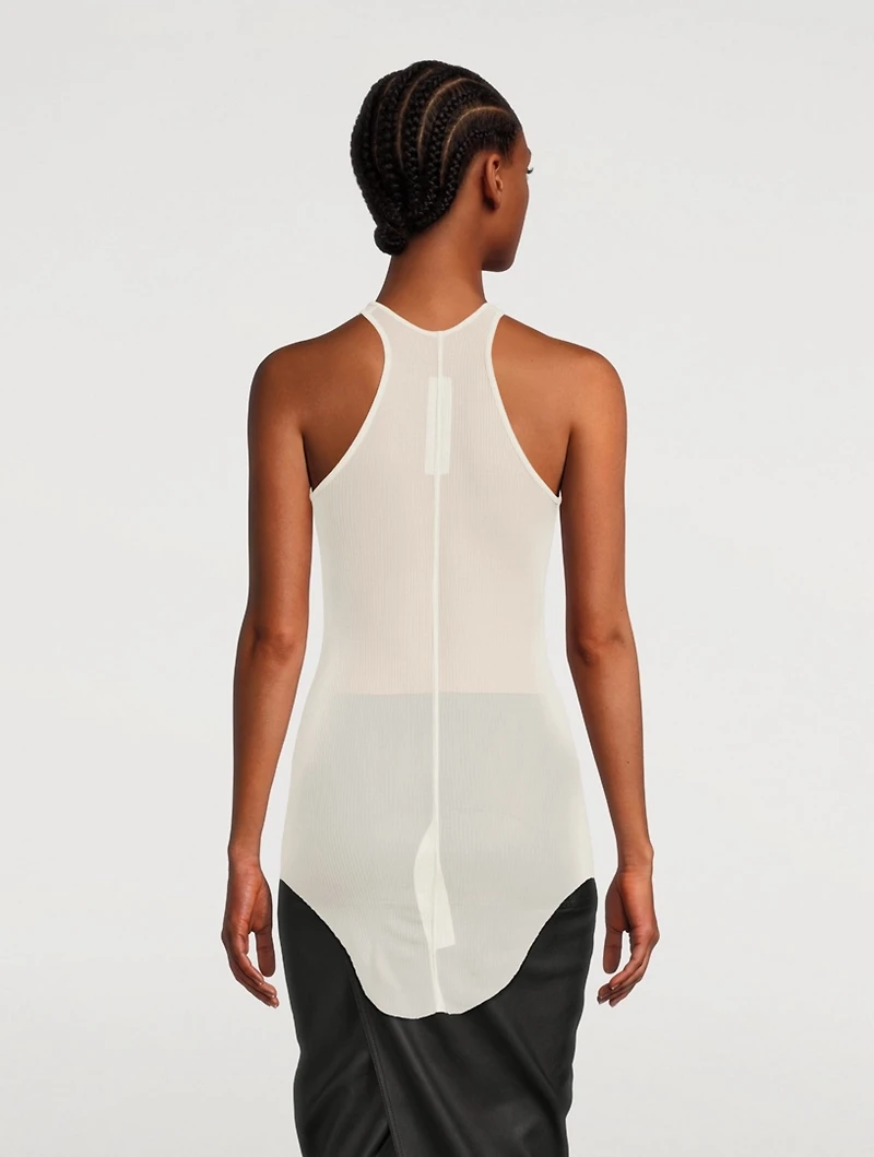 Gethsemane Viscose Silk Rib Jersey Tank Top