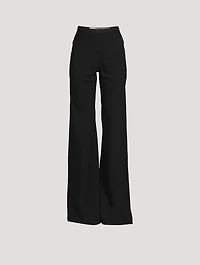 Bias Cady Flared Trousers
