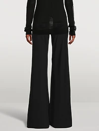 Bias Cady Flared Trousers