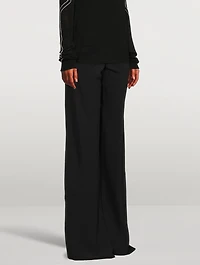 Bias Cady Flared Trousers