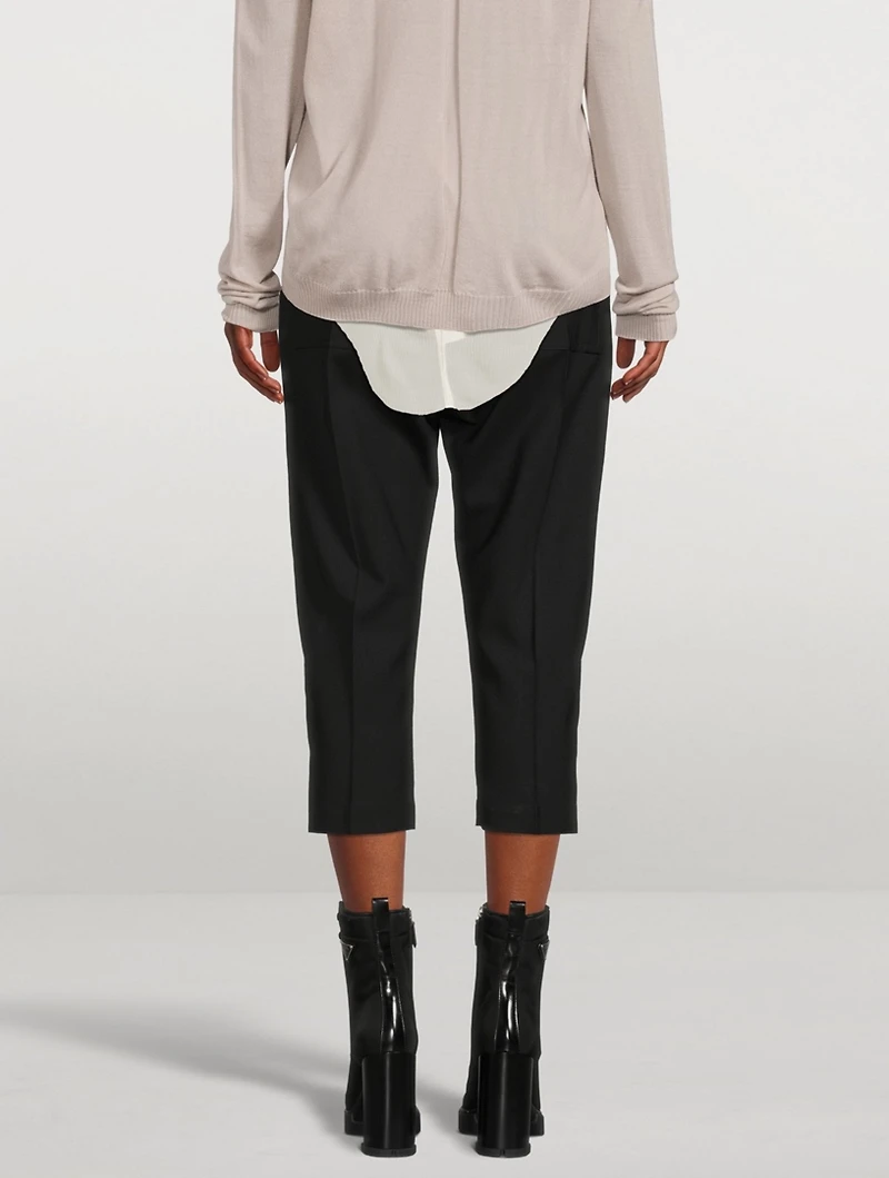 Astaires Wool Stretch Cropped Pants