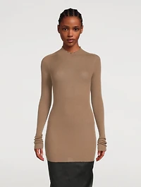 Gethsemane Wool Ribbed Knit Sweater