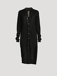 Sascha Snap-Front Wool Cardigan