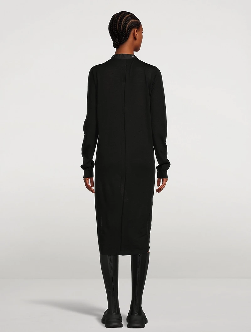 Sascha Snap-Front Wool Cardigan
