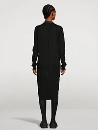 Sascha Snap-Front Wool Cardigan