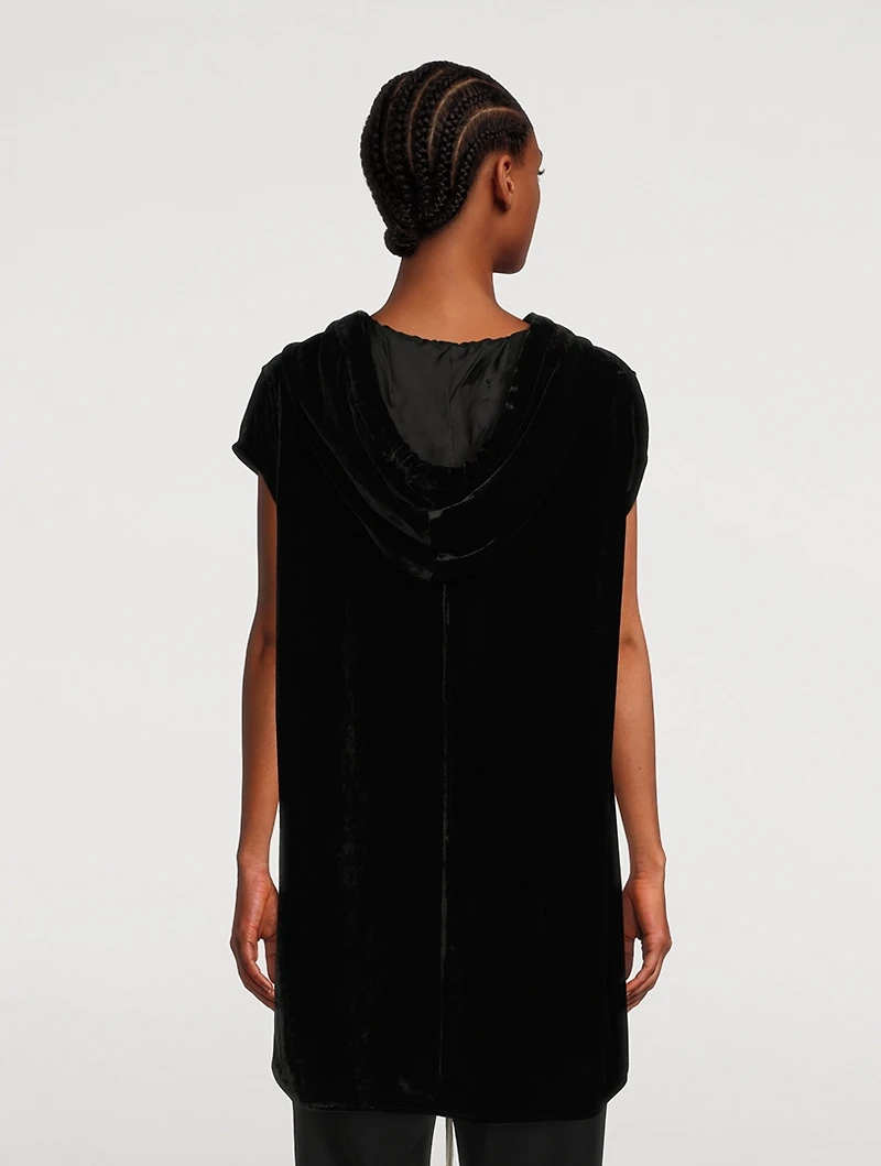 Gethsemane Hooded Velvet Top