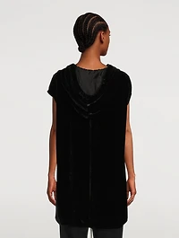 Gethsemane Hooded Velvet Top