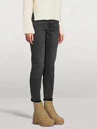 Nisha Shearling Combat Boots