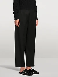 Jude Chill Shearling Mules with Pearls