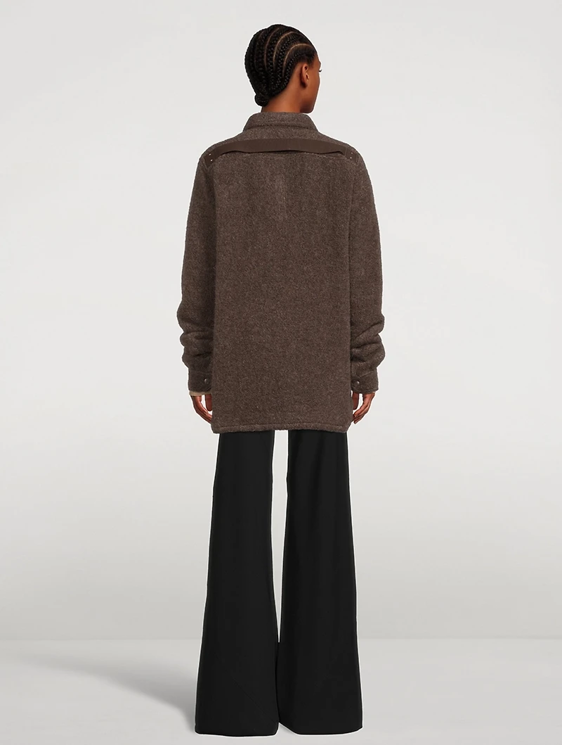 Felt Shirt Jacket